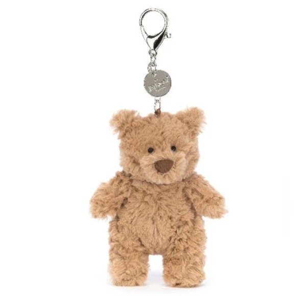 LAST ONE! BNWT JELLYCAT I AM BARTHOLOMEW BEAR BAG CHARM SO ADORABLE - Picture 10 of 13